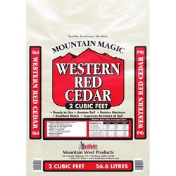 Mountain West Yard Care Red Western Red Cedar Mulch 2 cu ft