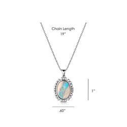 Montana Silversmiths Women's Heavenly Panorama Silver/Turquoise Necklace