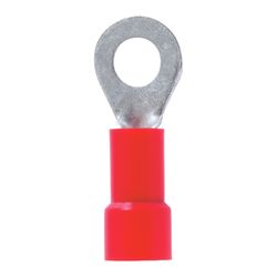 Jandorf 22-18 Ga. Insulated Wire Ring Terminal Red 5 pk