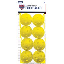 Franklin Yellow Plastic Softballs 6 pk