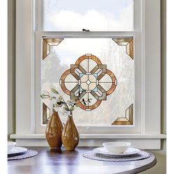 Artscape .007 in. H X 12 in. L Newport Amber Vinyl Window Film