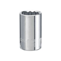 Craftsman 16 mm X 1/2 in. drive Metric 12 Point Standard Socket 1 pc