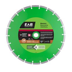 Exchange-A-Blade 12 in. D X 1 in. Diamond Segmented Rim Diamond Saw Blade 1 pk