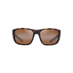 Maui Jim Amberjack Sunglasses Unisex Matte Tortoise w/Black Rubber Frame HCL Bronze Lens Polarized
