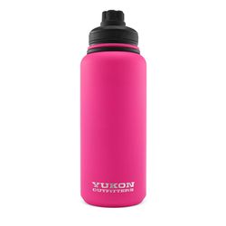 Yukon Outfitters 32 fl. oz. Shocking Pink BPA Free Double Wall Water Bottle