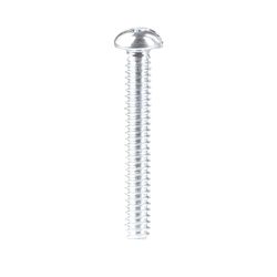 HILLMAN No. 6-32 Ga. X 1 in. L Combination Round Head Zinc-Plated Steel Machine Screws 100 pk