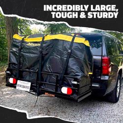 Mockins 30 CuFt Yellow Weatherproof Cargo Bag (60x24x36) Cargo Bag Cars/SUVs 1 pk