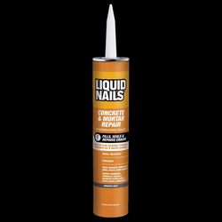 Liquid Nails Concrete & Mortar Repair High Strength Acrylic Gray Concrete Bonding Agent 10.3 oz