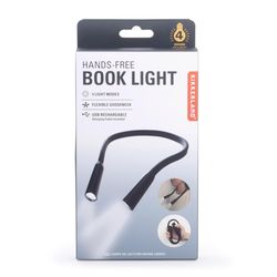 Kikkerland Design 24 in. Black Gooseneck Clip-On Lamp