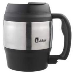 bubba 52 oz Black/Silver BPA Free Desk Mug
