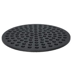Sioux Chief 8-7/8 in. Matte Black Round Cast Iron Floor Drain Strainer