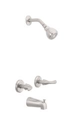 Oakbrook Collection Essentials 2-Handle Brushed Nickel Tub and Shower Faucet