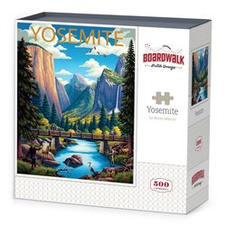 Boardwalk National Park Yosemite Jigsaw Puzzle Multicolored 500 pc
