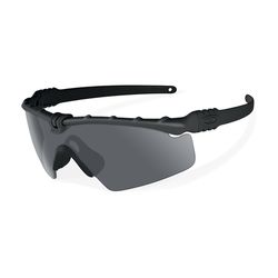 Oakley SI Ballistic Sunglasses Unisex Matte Black Frame Gray Lens Polarized Blue Light Blocking