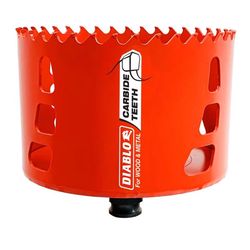 Diablo Snap-Lock Plus 4 in. Carbide Tipped 2-3/8 in. L X 3/8 in. D Hole Saw