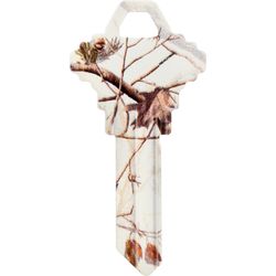 HILLMAN RealTree Snow House/Office Universal Key Blank Single