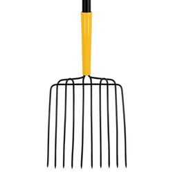 John Deere 10 Tine Steel Bedding Fork 48 in. Fiberglass Handle