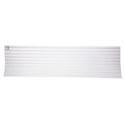 Tuftex SeaCoaster 26 in. W X 12 ft. L PVC Roof Panel White