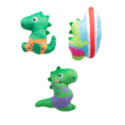 Pet Shop by Fringe Studio For Dog Assorted Rawr-ing Summer Dog Toy 1 pk