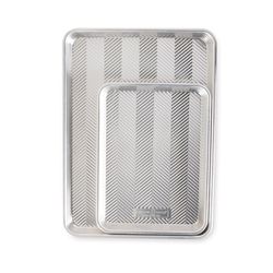 Nordic Ware Prism Half/Quarter Sheets Silver 2 pc