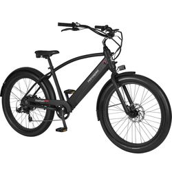 Retrospec Chatham Rev+ 2 Unisex Electric Beach Cruiser Matte Black