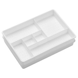 Madesmart 2.6 in. H X 7.5 in. W X 10.75 in. D Plastic Drawer Organizer