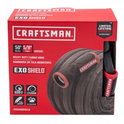 Craftsman ExoShield 5/8 in. D X 50 ft. L Heavy Duty Garden Hose