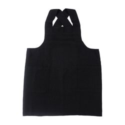 KAF Home Black Linen Apron