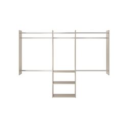 Easy Track 72 in. H X 96 in. W X 14 in. L Wood Laminate Deluxe Starter Closet Kit