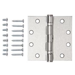 Brinks Commercial 4.5 in. L Satin Chrome Door Hinge 1 pk