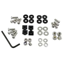 Custom Accessories Stainless Steel License Plate Fasteners