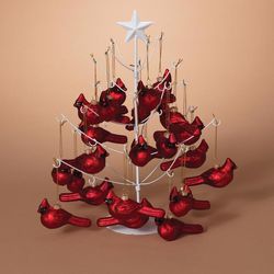 Gerson Hand Blown Glass Cardinal Ornament