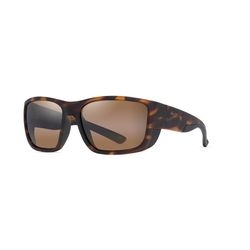 Maui Jim Amberjack Sunglasses Unisex Matte Tortoise w/Black Rubber Frame HCL Bronze Lens Polarized