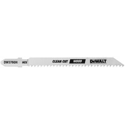DEWALT 4 in. High Carbon Steel T-Shank Jig Saw Blade 10 TPI 5 pk