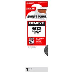 Diablo 8 in. L X 3 in. W X 1 in. 60 Grit Medium Large Flat Edge Sanding Sponge