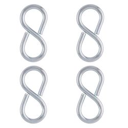 Ace Small Zinc-Plated Silver Steel 1.625 in. L Eight Hook 25 lb 1 pk