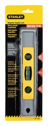Stanley 9 in. Aluminum Magnetic Torpedo Level 3 vial