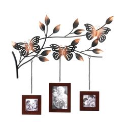 Accent Plus Butterflies Wood Picture Frame