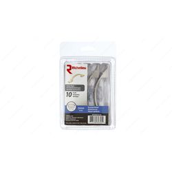 Richelieu Traditional Arch Cabinet Pull 3 in. Brushed Nickel Silver 10 pk