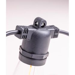 Belle Luci LED Rechargeable Patio Light Light Set Warm White 18 ft. 10 lights