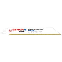 LENOX Gold 6 in. Bi-Metal Reciprocating Saw Blade 24 TPI 5 pk