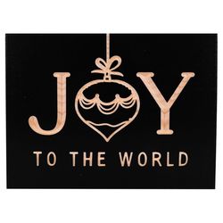 P Graham Dunn Black Joy To The World Word Block 5 in.