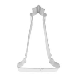 R&M International Lighthouse 3 in. W X 5 in. L Cookie Cutter Silver 1 pc