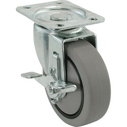 Shepherd Hardware 4 in. D Swivel Mold-On Polyurethane Caster 250 lb 1 pk
