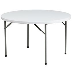 Flash Furniture Contemporary 48 in. W X 48 in. L Round Folding Table