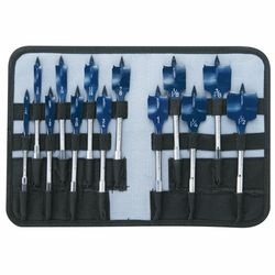 Bosch Daredevil Assorted High Carbon Steel Spade Bit Set Hex Shank 13 pc