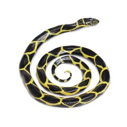 Safari Ltd. Incredible Creatures Chain Kingsnake Toy Black/Yellow