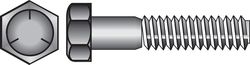 HILLMAN 1/2 in. D X 2 in. L Heat Treated Zinc Steel Hex Head Cap Screw 50 pk
