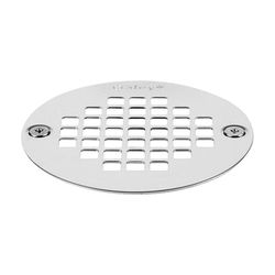 Oatey 3-3/8 in. Polished Chrome Stainless Steel Shower Drain Strainer