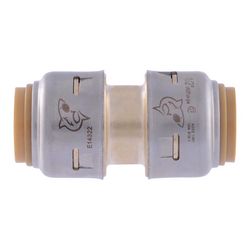 SharkBite Push to Connect 1/2 in. PTC each X 1/2 in. D Brass Coupling